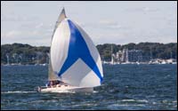 spinnaker on Spirit